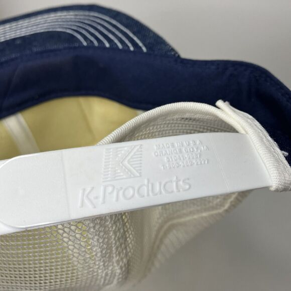 Vtg Purina Chow Blunk Feed Patch Denim Hat Cap Mesh Snapback K-products USA - Picture 7 of 7